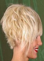 fryzury krótkie włosy blond , galeria zdjęć numer zdjęcia z fryzurką dla kobiet to:  163